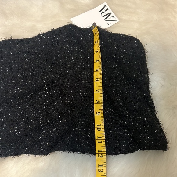 ZARA Limited Edition Black Sparkly Bustier. - Picture 10 of 12